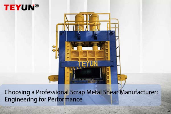 Lựa chọn nhà sản xuất máy cắt phế liệu kim loại chuyên nghiệp: Kỹ thuật hướng đến hiệu suất