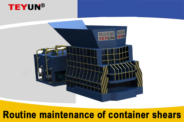 Bảo dưỡng định kỳ máy cắt container