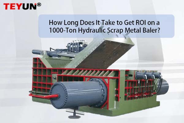 Cần bao lâu để thu hồi vốn đầu tư vào máy ép phế liệu kim loại thủy lực 1000 tấn?