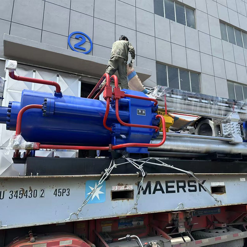 Teyun vận chuyển dây chuyền đùn 1100T thứ hai đến Georgia